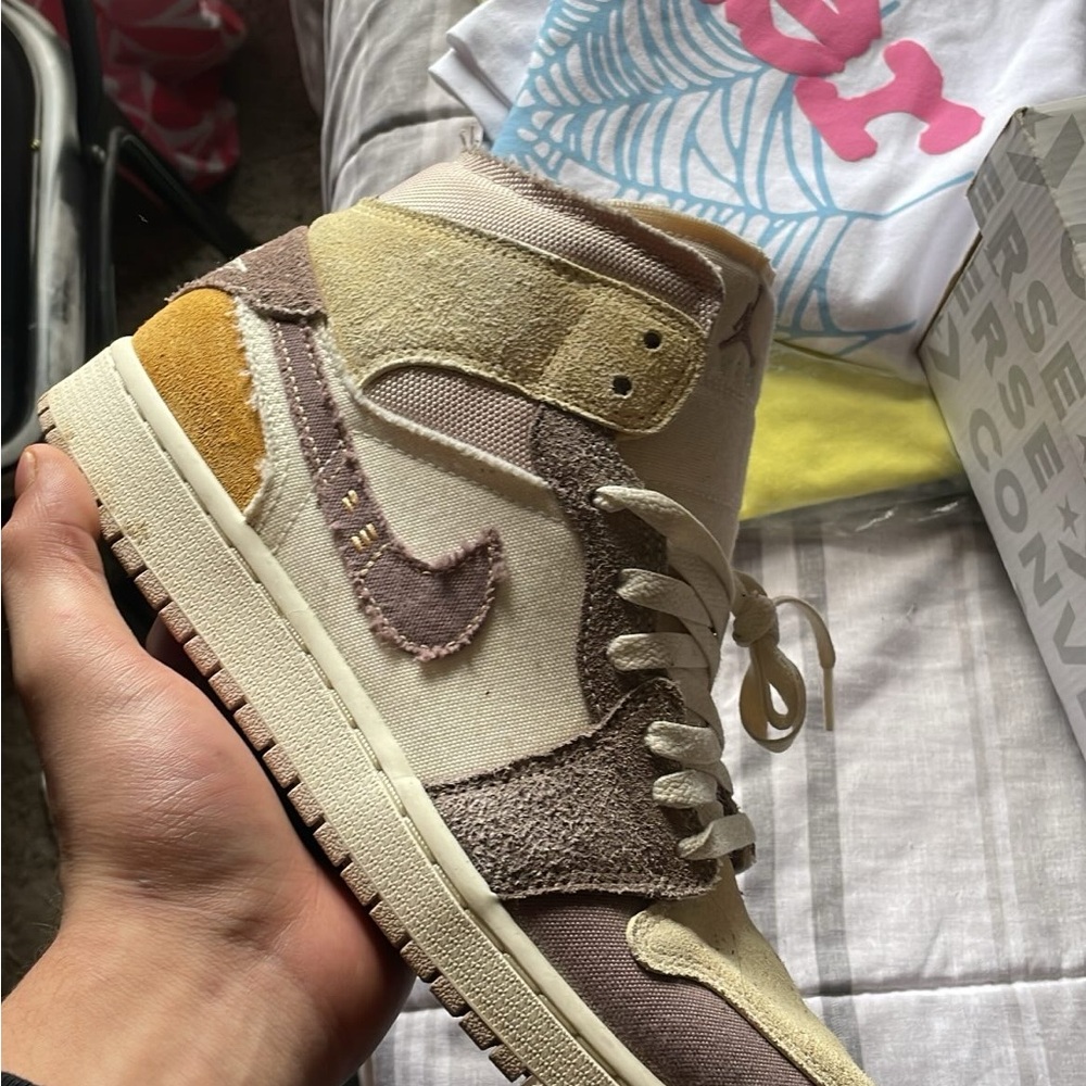 Multicolor High-Top Jordan 1’s Sneakers